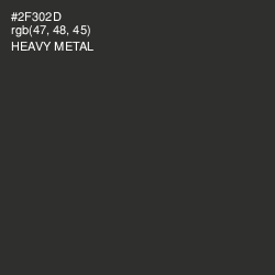 #2F302D - Heavy Metal Color Image